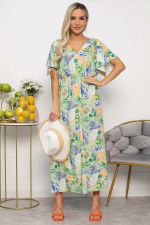 Платье Летнее настроение (зеленое) П13727-7М LT Collection