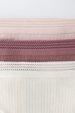 ZARA НАБОР ИЗ ТРЕХ БЕСШОВНЫХ ТРУСОВ, РАЗНОЦВЕТНЫЙ