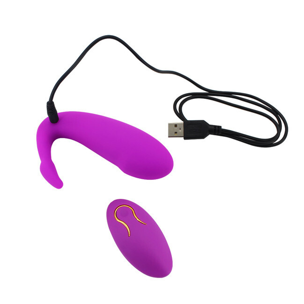 Вибро-яйцо для ношения силиконовое с беспроводным пультом The Aurora Love Wearing Egg (розовый) (Цвет: розовый)