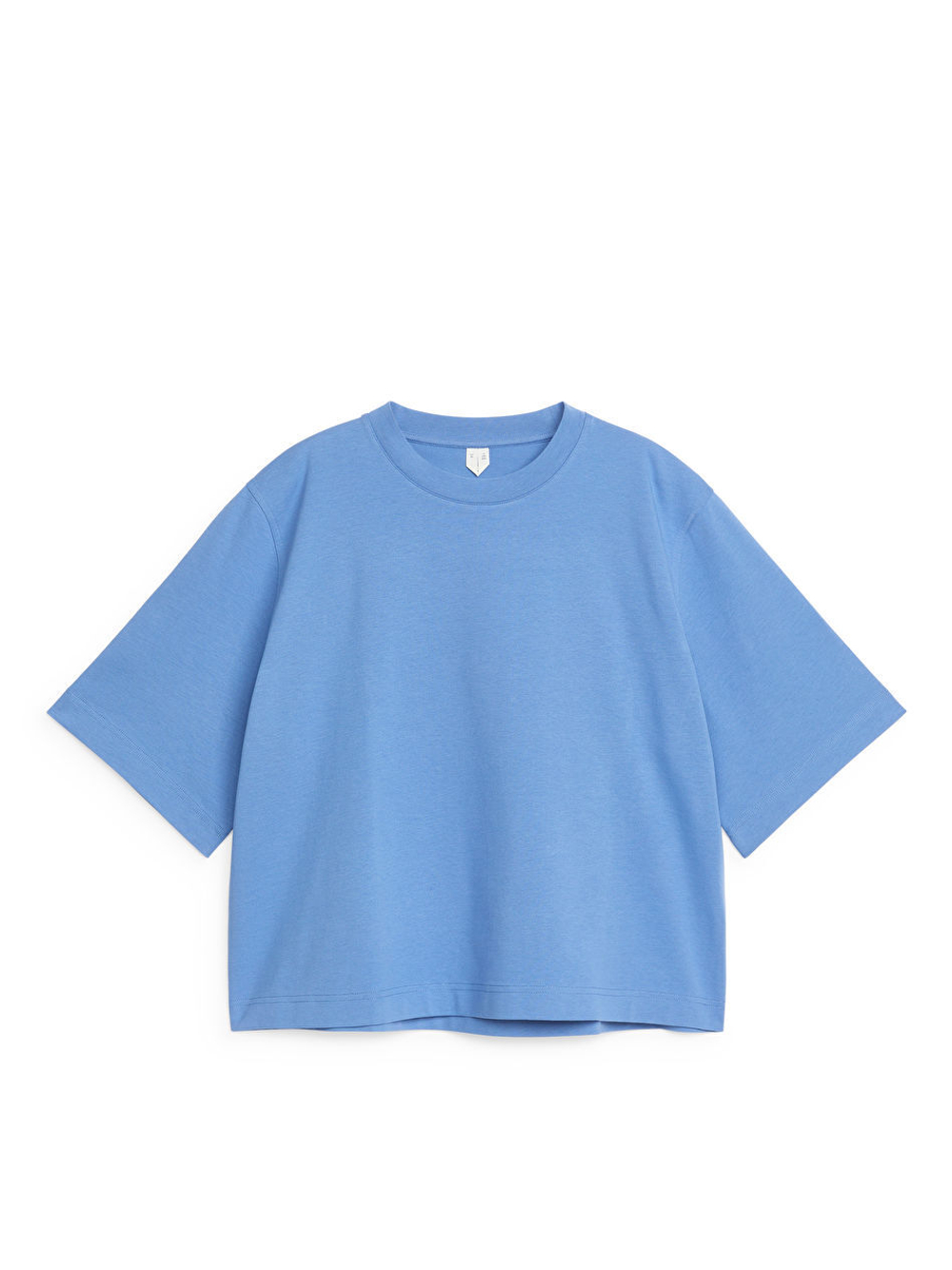 ARKET УКОРОЧЕННАЯ ФУТБОЛКА, СИНИЙ