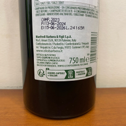 Оливковое масло BARBERA Extra Virgin D.O.P. Valli Trapanesi, BAGLIO delle SALINE, 750 мл Италия