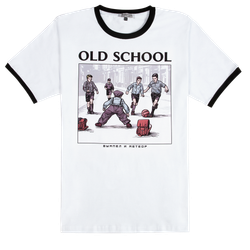 Футболка Old school белая