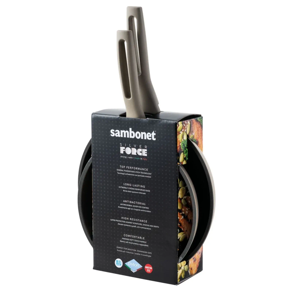 Sambonet Набор из 2-х сковородок Silver Force 24+28см