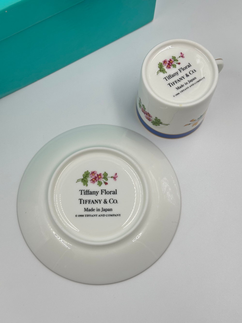 Набор из 2 кофейных пар Tiffany & Co, Tiffany Floral