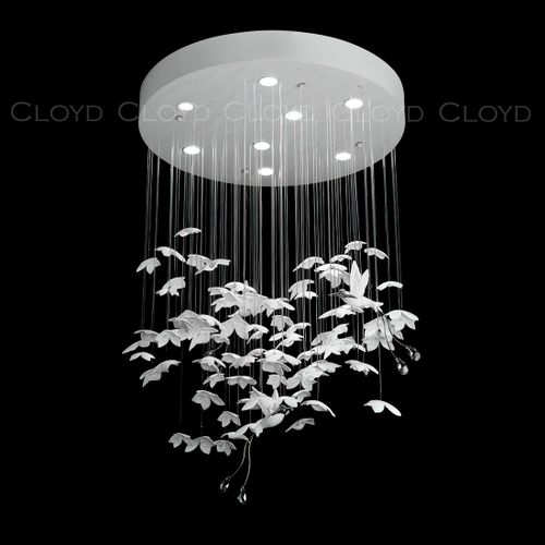 Люстра Cloyd NANDANA C8 / Ø70 см - керамика - белый (арт.11900)