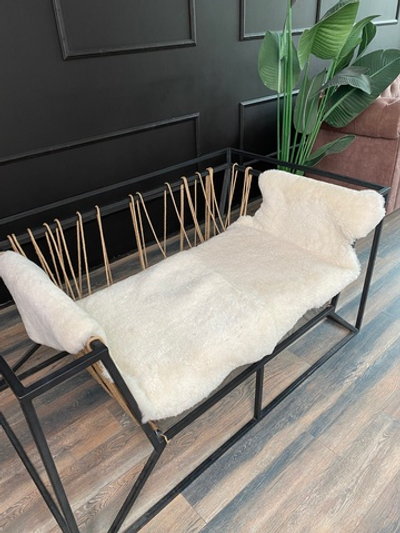 Ковер из 2х овечьих шкур