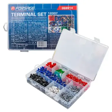 Коннекторы обжимные электрические 1200шт. Forsage F-068914