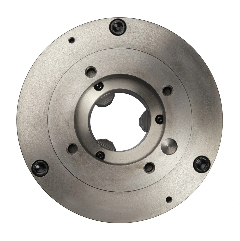 Токарный патрон К11-315C/С8, посадка на условный конус 8, трехкулачковый, самоцентрирующийся, сборные кулачки