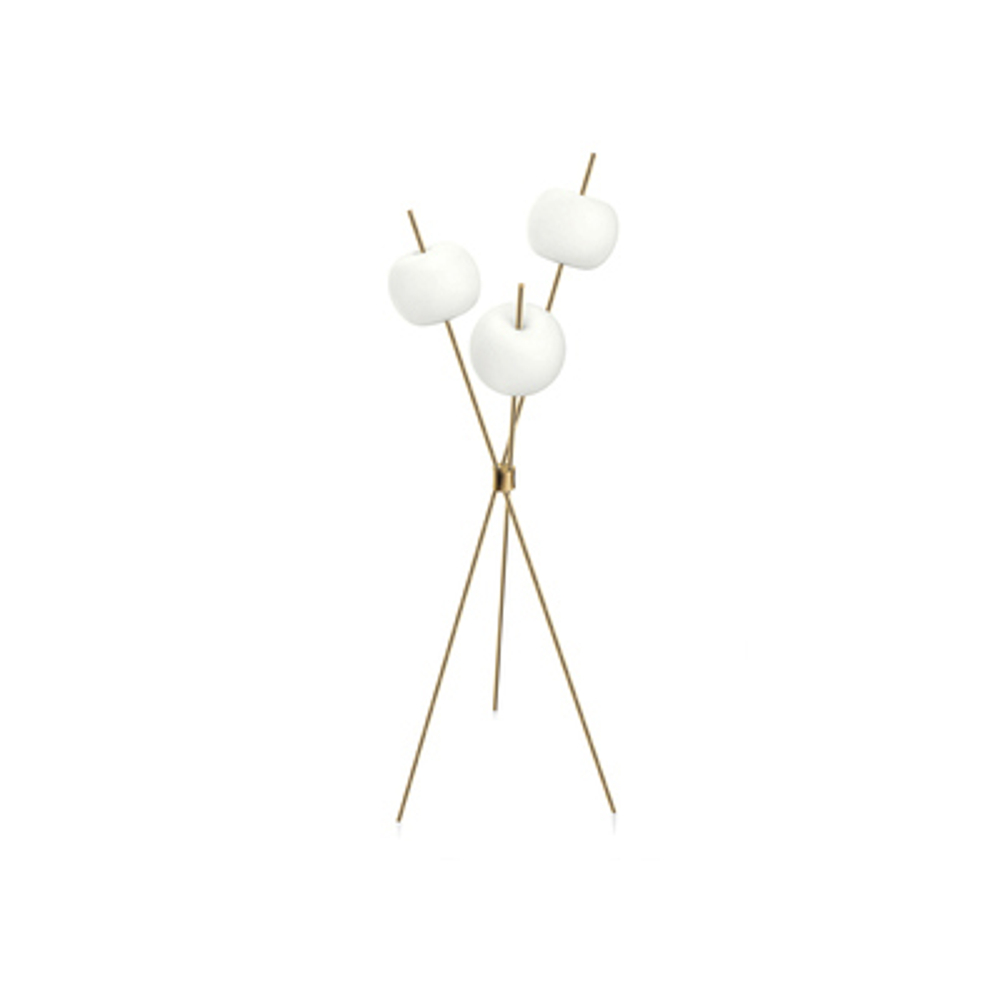 Floor design lamp  Kushi by KUNDALINI (Gold)