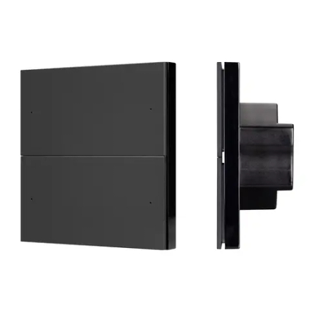 INTELLIGENT ARLIGHT Кнопочная панель SMART-DMX512-801-22-4G-4SC-DIM-IN Black (230V, 2.4G) (IARL, IP20 Пластик, 5 лет) 039312