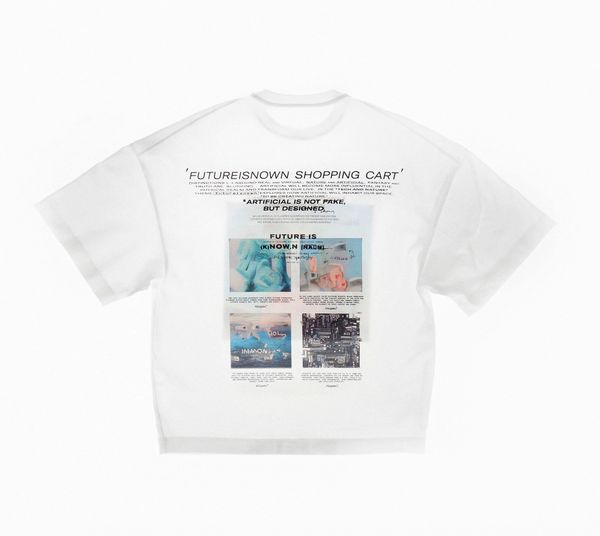 Футболка Futureisnown Aliexpress Волшебный Каучук Белая - фото 2