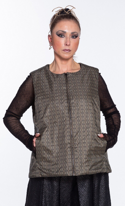 Двусторонний жилет "Три Империи", по мотивам мозаики «Русское оружие»