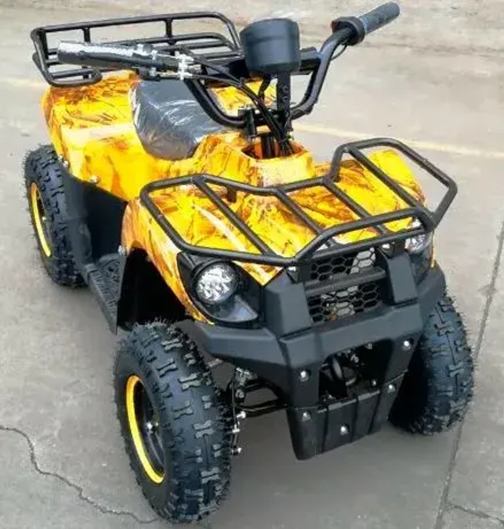 Электроквадроцикл Green Camel Гоби K45 (36V 800W R6 Цепь) быстросъем, ножной тормоз