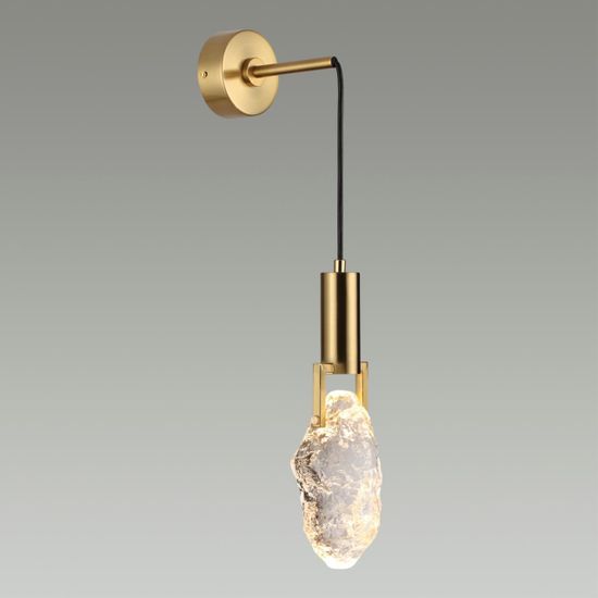 4372/5WL MIDCENT ODL23 339 античная бронза/металл/стекло Настенный св-к IP20 LED 200Лм 5W 3000K LIA