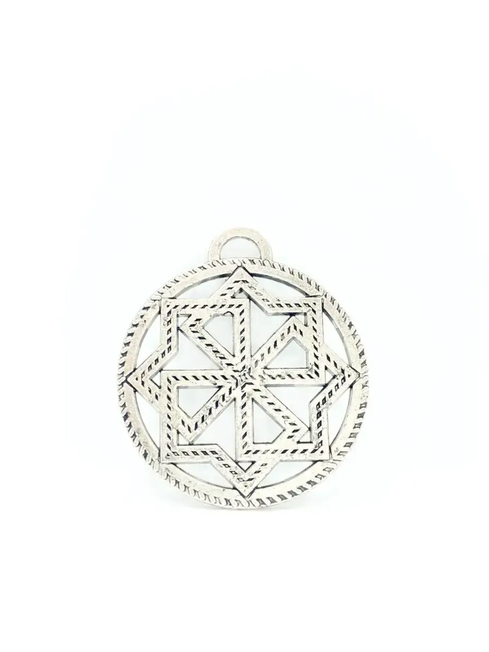 Защитный магический славянский кулон оберег Молвинец сталь