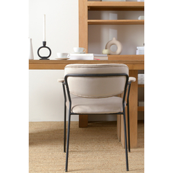 Кресло Berg Eirill серо-бежевое