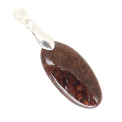 Кулон "Овал" питерсит асс