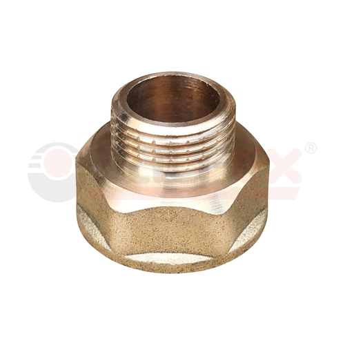 Переходник латунь ВР1/2"/НР3/8" VALFEX