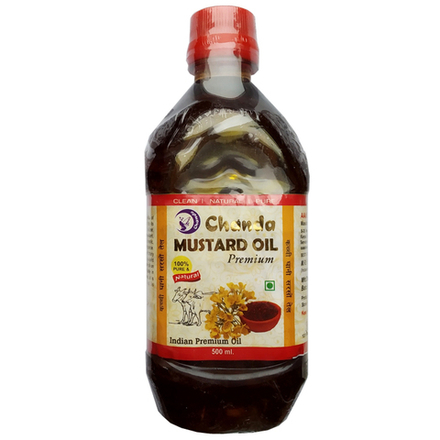Горчичное масло Чанда (Mustard oil Chanda), 500 мл