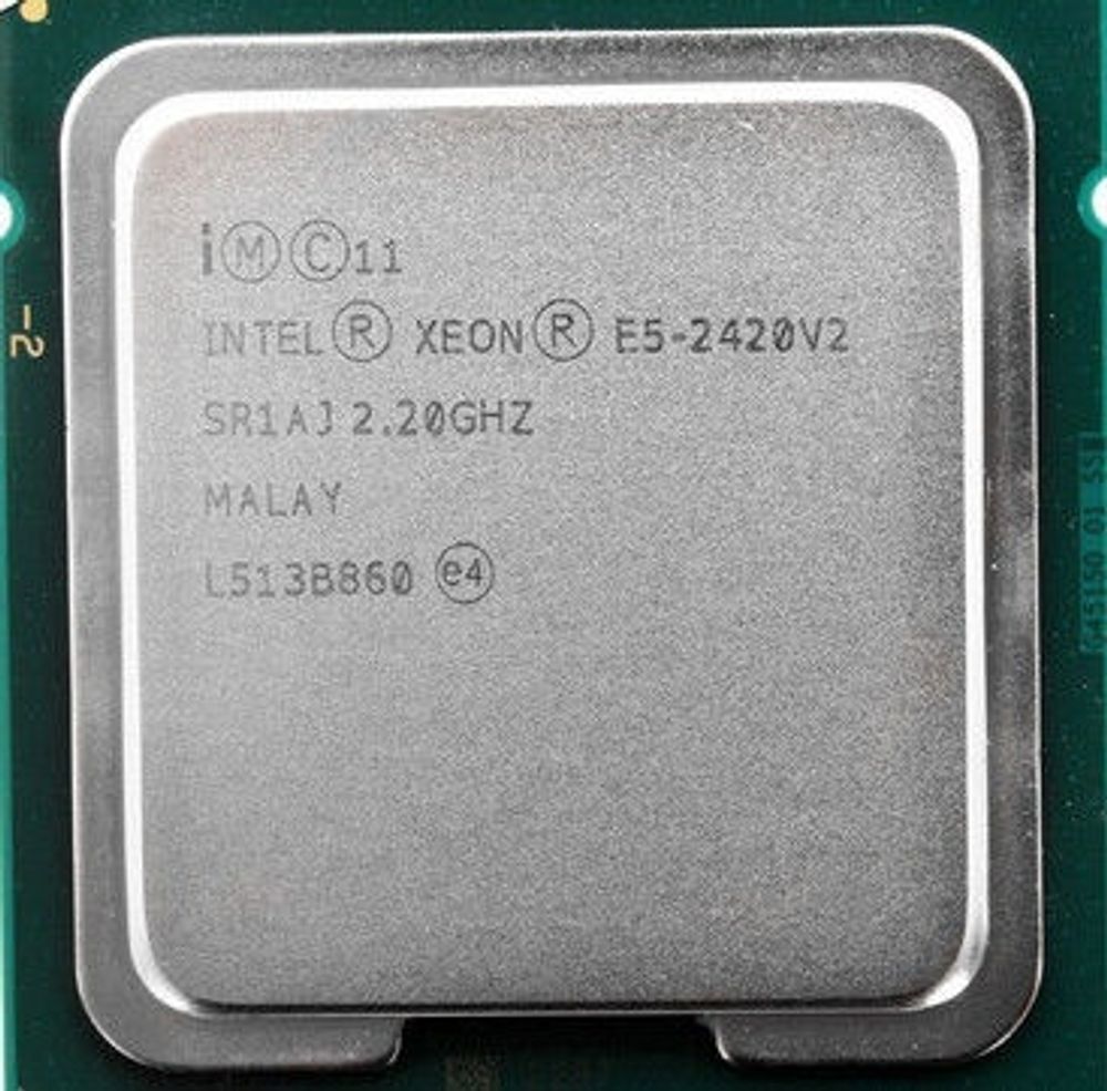 Процессор Intel Xeon E5-2420v2 (2.2GHz 6C 15MB Cache 7.2GT/s QPI Turbo 80W DDR3-1333MHz) 6 Cores , SR1AJ , oem