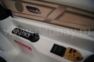 Детский электромобиль River Toys Porsche Macan O005OO VIP белый фото №8