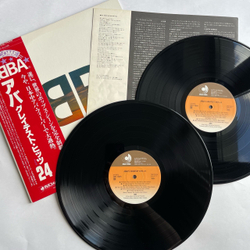 Винтажная виниловая пластинка LP ABBA АББА, ABBA's Greatest Hits 24 (Япония 1980) (Оби)