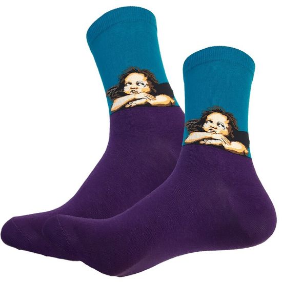 Носки "Сикстинская мадонна. Задумчевые ангелы" Рафаэль Санти, р-р 38-45