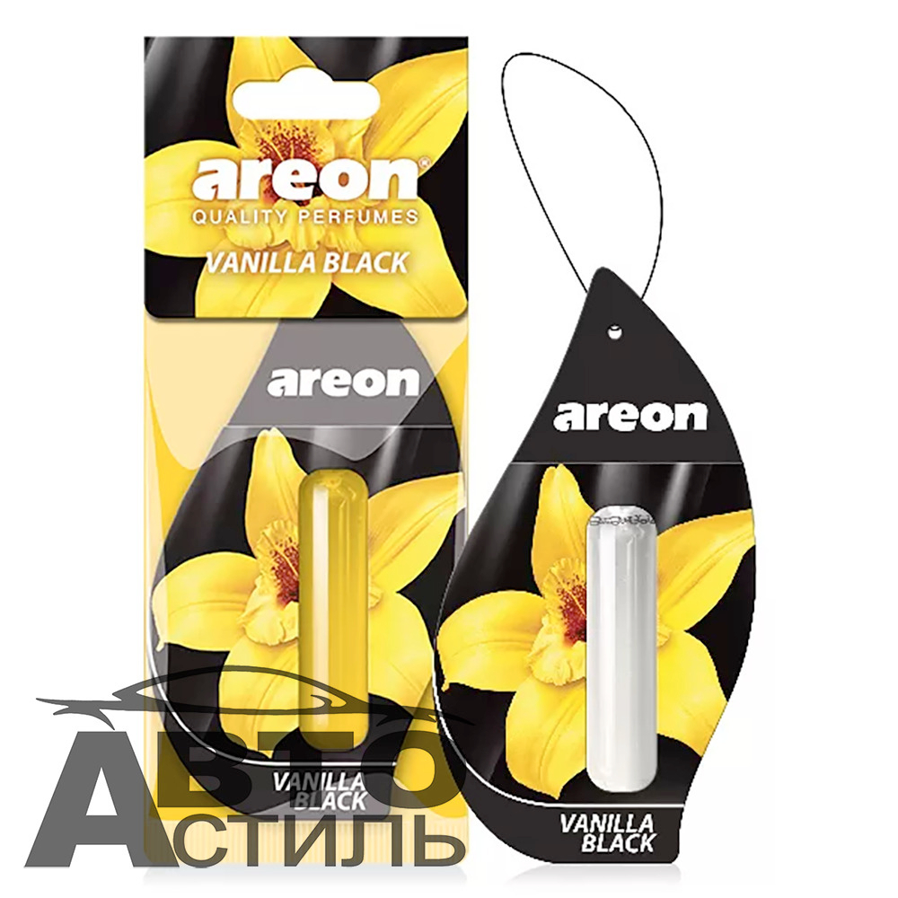 Ароматизатор гелевый AREON -КОЛБА Ванила Блек/Vanilla Black