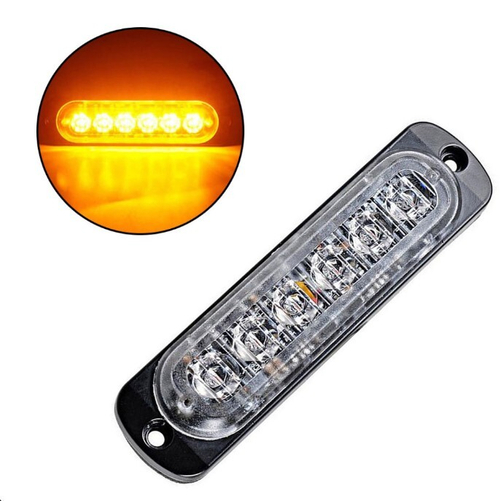 Светодиодный (желтый) стробоскоп, 12-24 вольта, 12w, желтый (1 шт.)