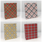 Пакет подарочный 26х32х10см Фигуры и узоры "Цветы" матовый (Микс)