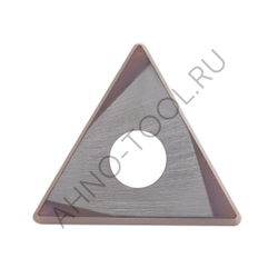 Пластина твердосплавная ISO TCMT110204-MFA APM20B AHNO по жаропроч. и нерж.стали, получистовая