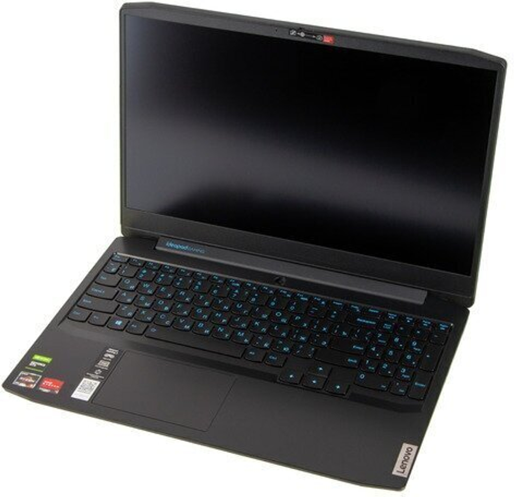 Ноутбук Lenovo Ideapad Gaming 3-15ARH05. Конфигурация: AMD Ryzen 5 4600H 3.0 ГГц/8 ГБ DDR4/SSD 256ГБ/NVIDIA GeForce GTX 1650 - 4 ГБ/Без ОС/15.6 "; 1920х1080; IPS