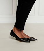 Кожаные балетки TWINSET - черный(242TCP134)