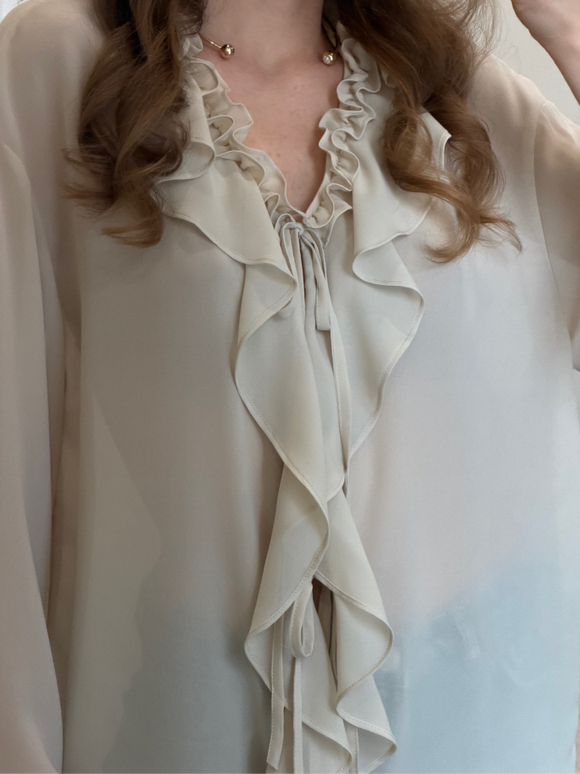 Блуза Flow молочный