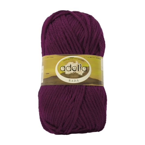 Пряжа Adelia Rada / уп.10 мот. по 100г, 80м, 020 лиловый
