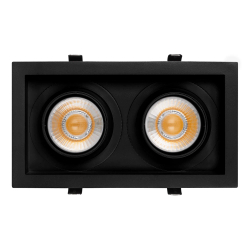 Светильник MS-VORTEX-BUILT-S250x140-2x30W Warm3000 (BK-BK, 30 deg, 230V) (Arlight, IP20 Металл, 5 лет) 058449