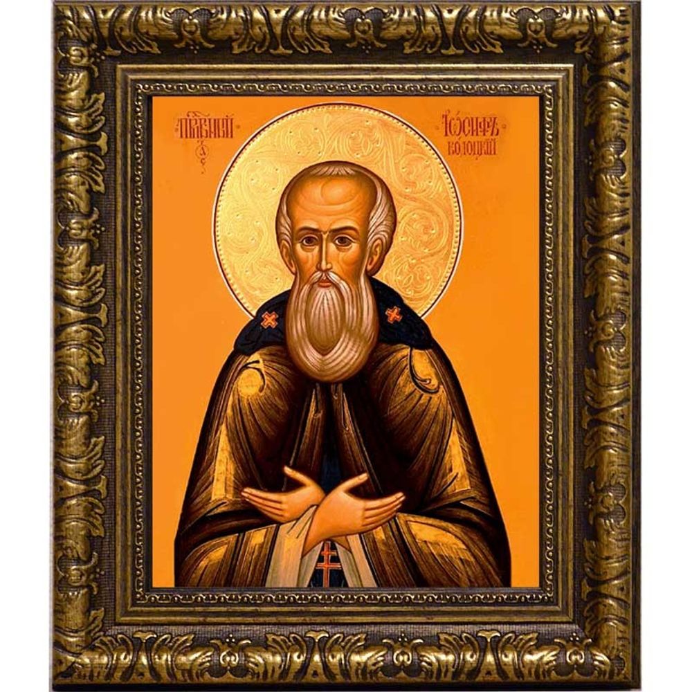 Иосиф Волоцкий Волоколамский преподобный. Икона на холсте.