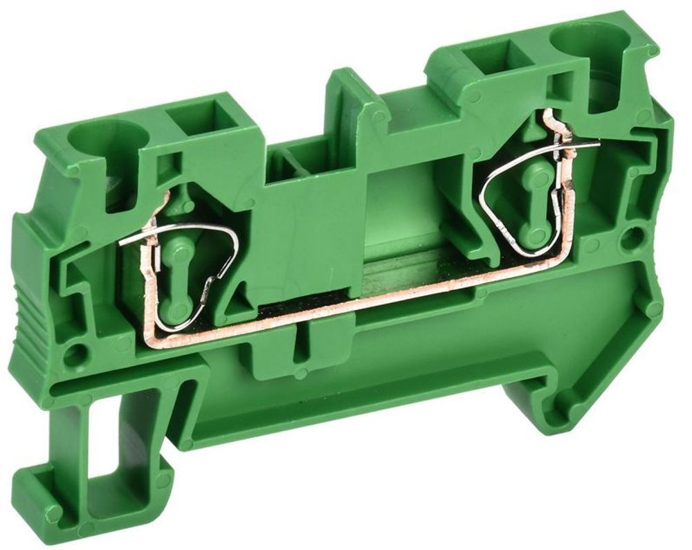 Клемма пружинная КПИ 2в-4 41А зел. IEK YZN11-004-K06