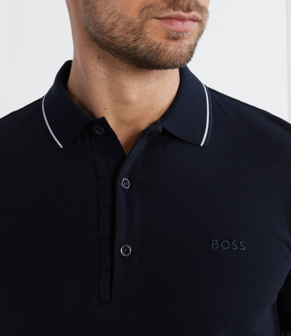 Поло Paule 4 BOSS GREEN - темно-синий(50469391)