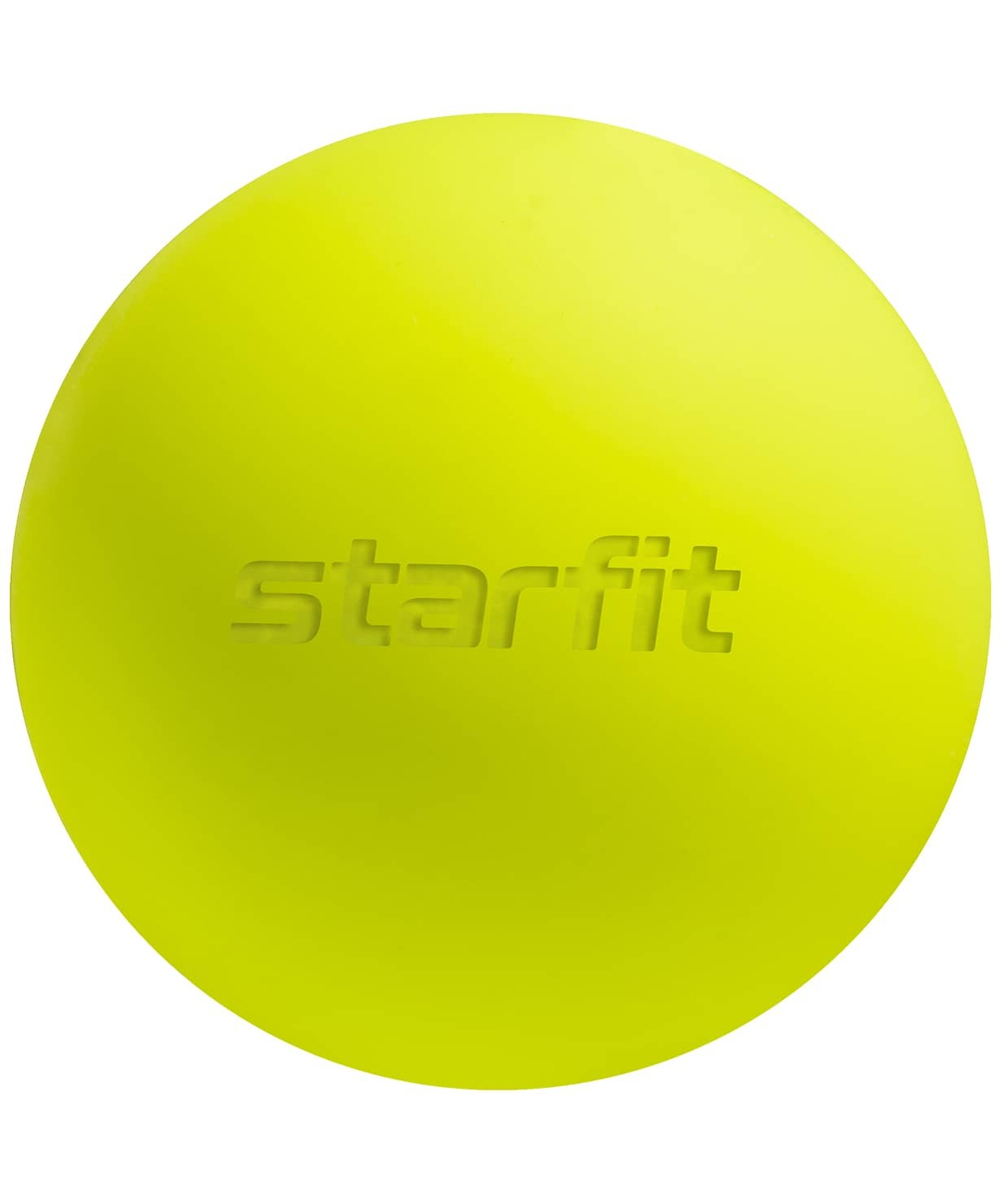 Мяч для МФР STARFIT RB-105 6 см, силикагель ярко-зеленый