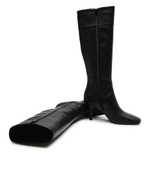 Сапоги казаки на шпильке TWINSET - черный(242TGT030)