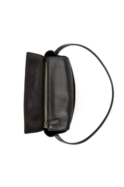 ZARA МИНИ-СУМКА ИЗ КОЖИ - LIMITED EDITION, СЕРЫЙ