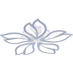 Светильник потолочный светодиодный Rivoli Claudia 6087-105 с пультом 110 Вт + 7 Вт 4000К - 6000К LED модерн | Rivoli