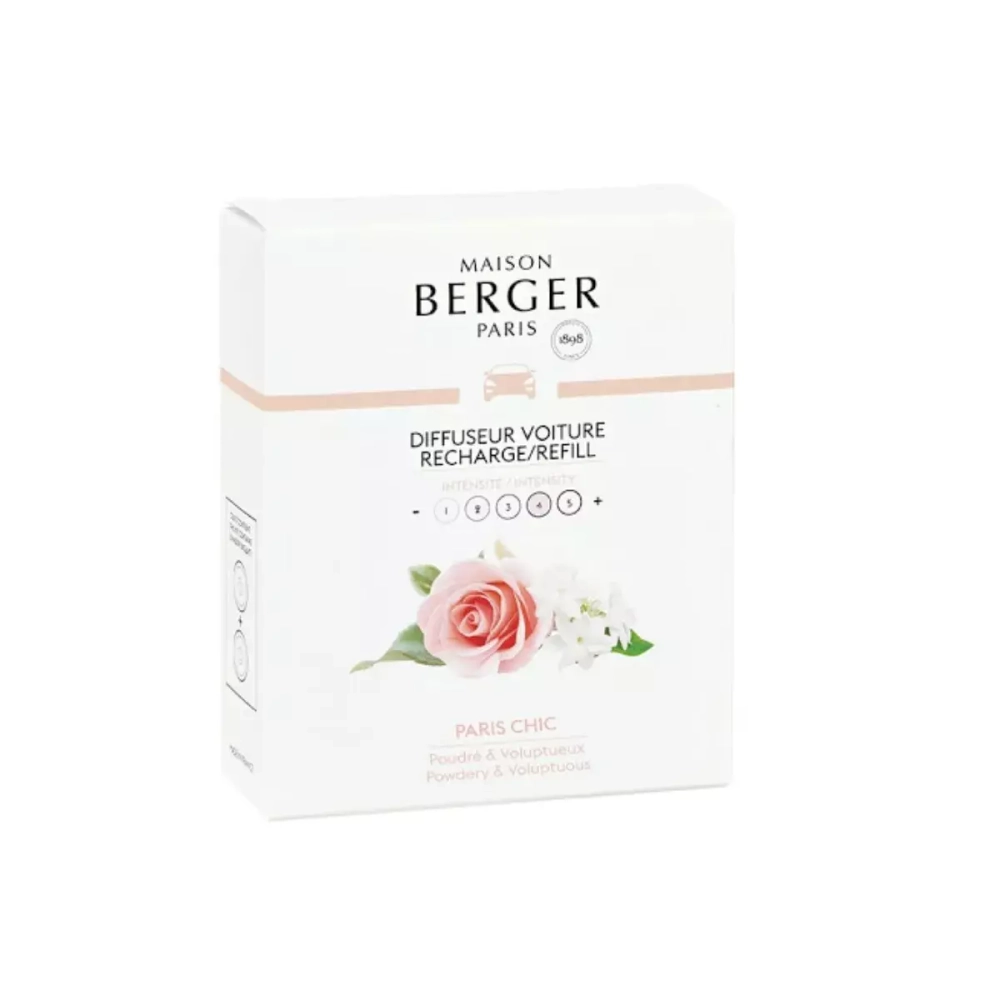 Maison Berger Paris - Набор из 2 вставок Parisian Chic для автомобильного диффузора. / артикул   6431  / GTIN 3127290064318