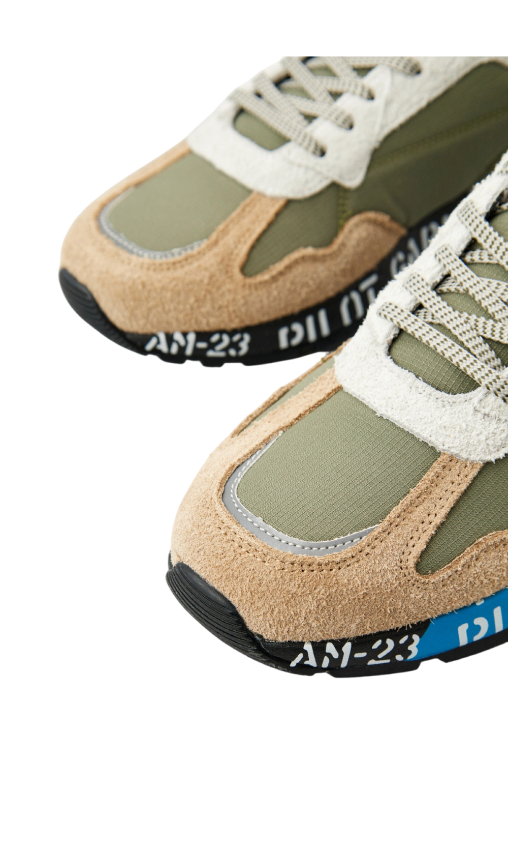 Кроссовки муж. AERONAUTICA 276 хаки бежевый