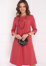 ПЛАТЬЕ МИНОЛЬ (ТЕРРАКОТ) Bellovera (Акция)