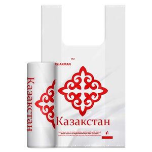 Пакет майка рулон Китай втулка прозрачная Казахстан 250*420 мм 950 гр/рул 24 рул/меш