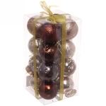 Набор шаров «Волшебный вальс» 5 см (16 предметов), шампань/шоколад