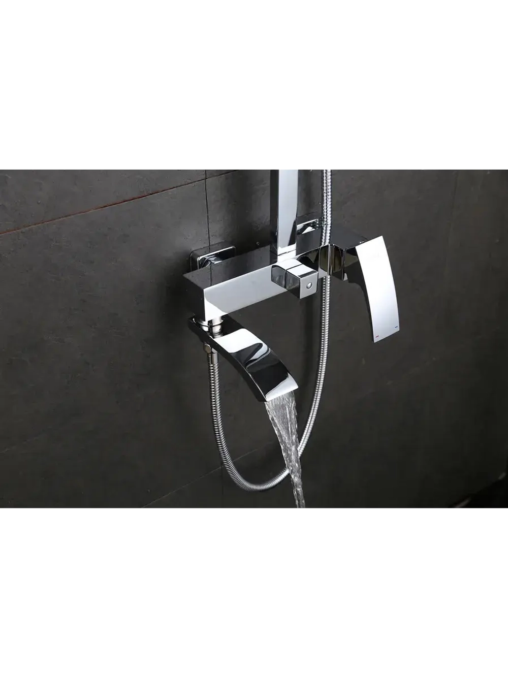 Душевая система с тропическим душем Gappo G2407