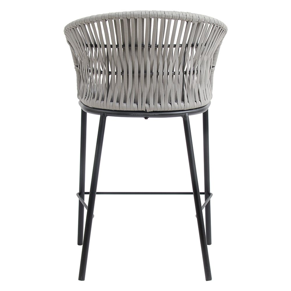 Стул полубарный Haugen, темно-серый/светло-серый